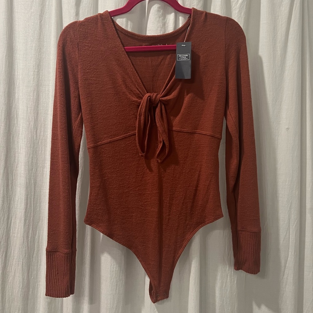 Tie Front Bodysuit - Abercrombie & Fitch
